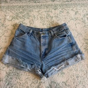 Vintage denim shorts